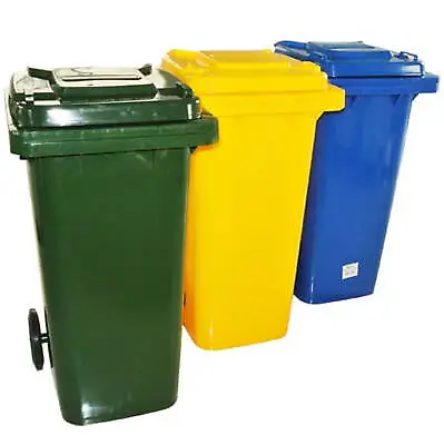 Colouful 120L 240L 660LPLASTIC WHEELIE STORAGE BINS Rubbish BIN • $60.08