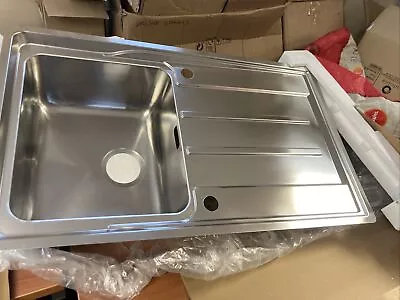 Stainless Steel Kitchen Sink FRANKE 1 BOWL POLISHED STAINLESS STEEL KITCHEN SINK • £75