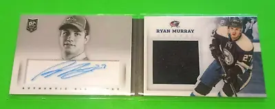 2013-14 Panini Playbook Ryan Murray RC Rookie Patch Auto Booklet • $14.62