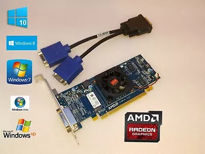 HP Pavilion A6750y A6752f A6755y A6757c AMD Radeon Dual VGA Monitor Video Card  • $23.38