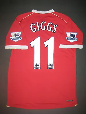 2006-2007 Nike Manchester United Ryan Giggs Home Jersey Shirt Kit Maglia Wales • $299.99