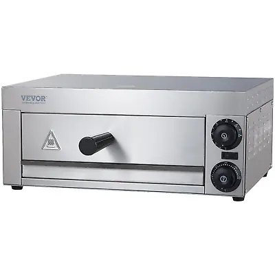 VEVOR Electric Countertop Pizza Oven 12-inch 1500W Commercial Pizza Oven With A • $123.99