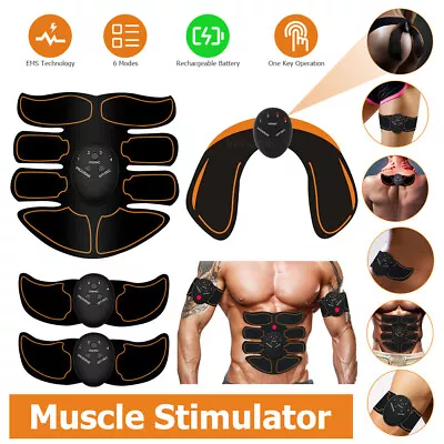 EMS Abdominal Muscle Toning Trainer ABS Stimulator Toner Fitness Belt Exerciser • $23.99