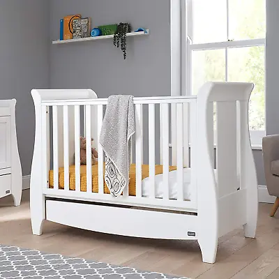 Katie Space Saver Sleigh Cot Bed With Under Bed Drawer • £539.18