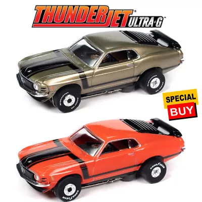 Auto World Thunderjet Tasca Ford 1970 Mustang Boss 302 Combo HO Slot Car • $67.98