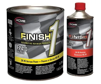 Sherwin-Williams Finish 1 FP410 High Build 2K HS Gray Urethane Primer Gallon Kit • $137.75