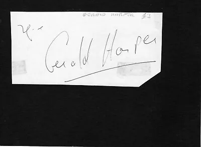 Gerald Harper Autograph  Adam Adamant  Hadleigh • £3