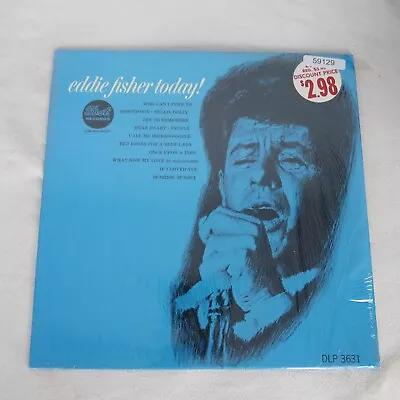 Eddie Fisher Today W/ Shrink LP Vinyl Record Album • $4.62