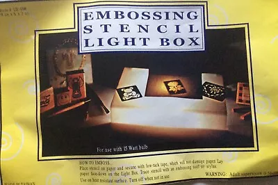 Hobbycraft Embossing Light Box Card Making Tracing 14x23cm  Free Embossing Tools • £4.99