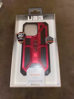 UAG - Monarch Series Case For IPhone 13 Pro (6.1 ) - Crimson - NEW • $10.99