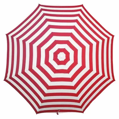 $46.50 • Buy SHELTA NOOSA 1.8m Beach Shade Umbrella Tilt 98% UV Protect UPF50+ Red & White
