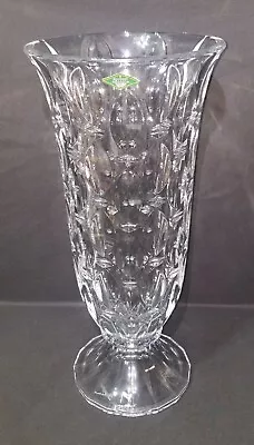 Shannon Crystal Vase 17  Tall Designs Of Ireland 24% Lead Crystal Czech Republic • $60