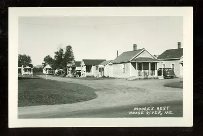 Moose River Maine Moore's Rest (REAL PHOTO (MmiscME93 • $10.99