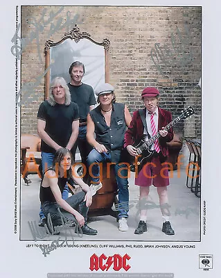 AC/DC 10 X 8 Inch Autographed Photo - High Quality Copy Of Original (b) • £5.97