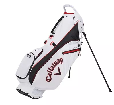 New Callaway Golf Prior Generation Hyperlite Zero Stand Bag White/Black/Red • $179.95