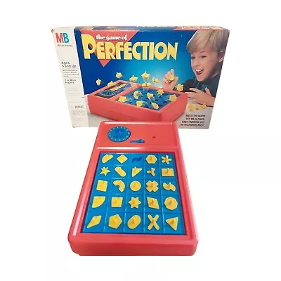 Vintage 1990 Milton Bradley  The Game Of Perfection   MISSING 1 PIECE & MANUAL • $11