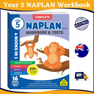 Year 5 Naplan*-Style Complete Workbook And Tests • $14.99