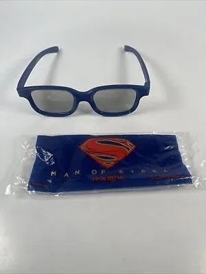 Superman Man Of Steel Movie Real D Adult 3d Glasses Mint Original Wrapper • $10.23