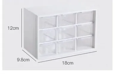 2 Pack Clear Jewelry Box Plastic Bead Storage Craft Container Earrings Organizer • $12.99