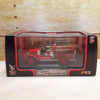 Yat Ming Signature Series 1:43 1923 Maxim C1 Die Cast Fire Engine HFD Sealed NIB • $30