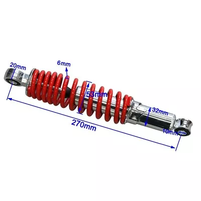 10.6''  Rear Shock Absorber Oil Pressure Pit Bike YAMAHA PW80 PW50 Buggy 400lbs • $35.82