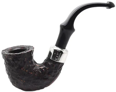 Peterson System Standard Rustic Finish Large Bent Calabash Briar Pipe (305)  • £82.99