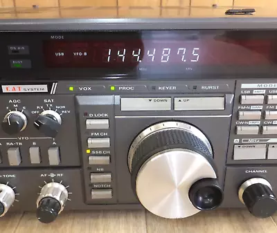 YAESU FT-736 VHF UHF SSB CW All Mode Transceiver Ham Radio USED Power Confirmed • $370