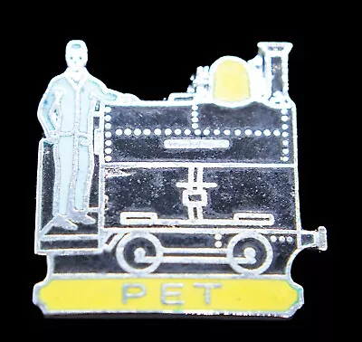 PetA Very Rare Railway Train Locomotive Pin Badge In Great Condition • £7
