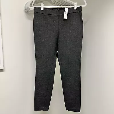 NWT J. Crew New Pixie Pant In Ponte Stretch Color Gray Size PL Petite Large • $59.99