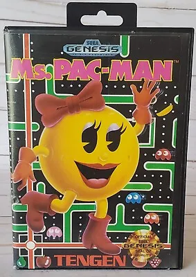 Ms Pacman Sega Genesis Game Tested And Works No Instructions  • $3.99