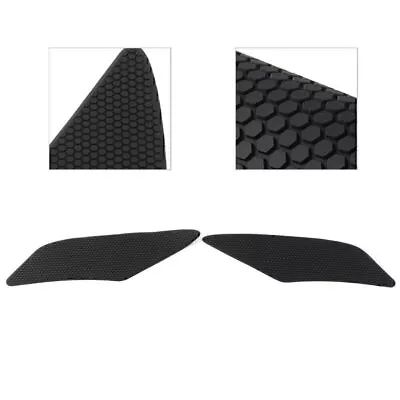 2 Pcs Black New Side Tank Traction Grips Pads For Yamaha YZF R6 YZF-R6 2017-2020 • $20.75