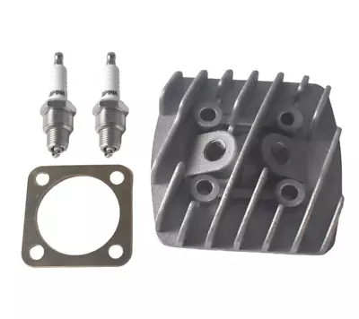 Dual Spark Plug Cylinder Head Kit - 66cc 80cc - PK80 LD80 LD90 - Motorized Bike • $24.98