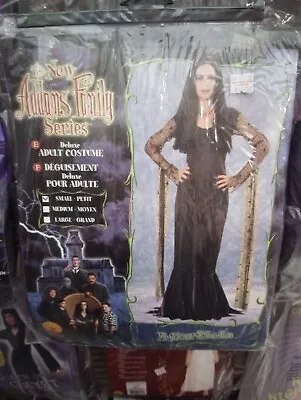 ADDAMS FAMILY Morticia Addams Halloween Costume Adult Women’s Cosplay • $30