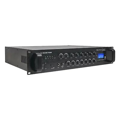 Sound Town 360 W 6-Zone 70V/100V Commercial Power Amp With Bluetooth PAC360-6 • $233.74