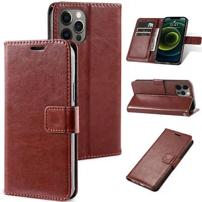 Leather Cover Phone TPU Case Wallet Card For LG V50/50S V40 V20 G8 G7 Q6 Q7 PLUS • $9.34