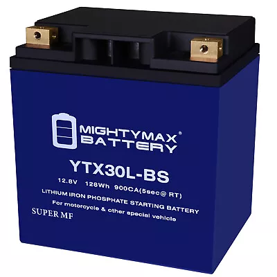 Mighty Max YTX30L-BS Lithium Compatible With Polaris Sportsman 700 4X4 02-06 • $139.99