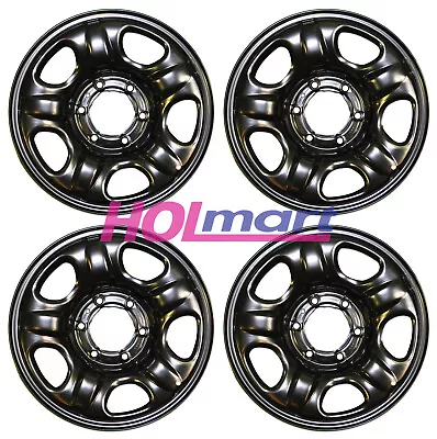 $311.75 • Buy Genuine Holden Steel Wheels RG Colorado 16x6.5  Rims X4 Black 6 Stud GMH NEW 