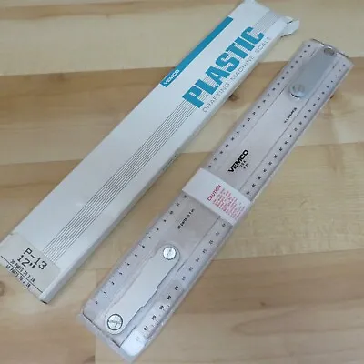 Vemco P-13 Drafting Machine Scale Ruler New Old Stock W Box Made USA • $74.50