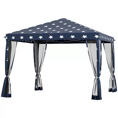 10x10 Ft Outdoor Shelter Pop-Up Patio Canopy Tent With Sidewalls For Party Event • $146.89