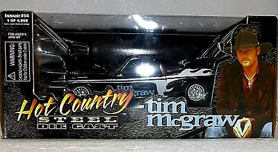Racing Champions Hot Country Steel Tim McGraw '69 Chevy Camaro 1:24 Scale • $55