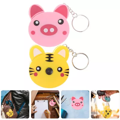 2pcs Keychains Tape Measure Pendant Pocket Tape Measure Tape Measure Keychains • $9.99