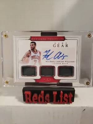 2016 National Treasure Game Gear Triple 13/49 Michael Carter-Williams Auto Bulls • $20