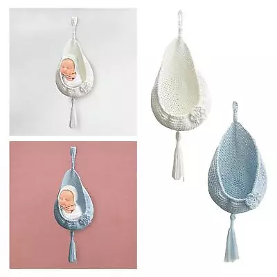 Newborn Hammock Photography Props Cute Multifunction Vintage Handmade For Party • $33.99