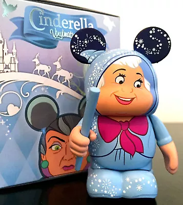 DISNEY VINYLMATION 3  CINDERELLA SERIES FAIRY GODMOTHER W/WAND VINYL TOY FIGURE • $29.99