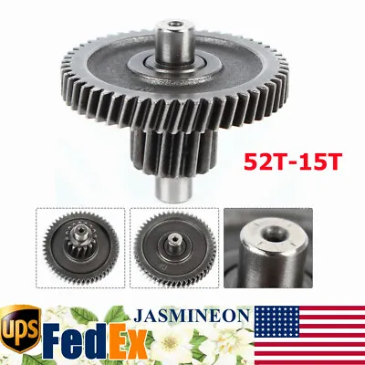 $13.02 • Buy 52T-15T Performance Final Drive Gear For GY6 49cc 50cc 139QMB 4-STK Scooter US