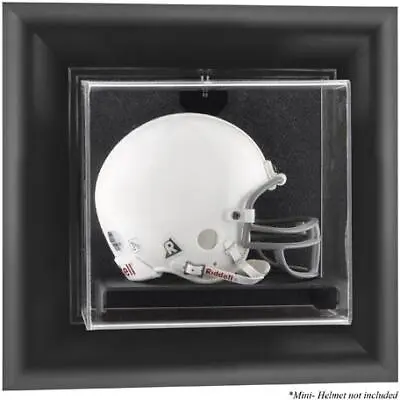 Black Framed Wall-Mountable Mini Helmet Display Case - Fanatics • $52.49