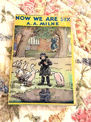 $7.95 • Buy Vintage Book Now We Are Six By A.A. Milne 1955 Original Cover