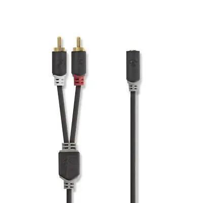 £6.82 • Buy 3.5mm Y Adapter Audio Cable Stereo Female Mini Jack To 2 RCA Male Adapter AUX