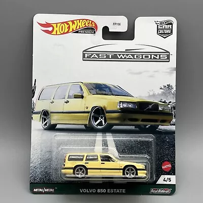 Hot Wheels Premium Car Culture Fast Wagons Volvo 850 Estate 4/5 Free Shipping • $13.46