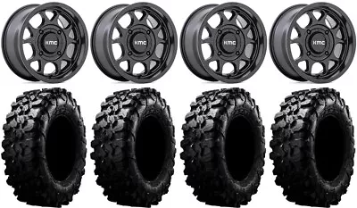 KMC Toro S 15  Wheels Black 29  Carnivore Tires Can-Am Maverick X3 • $1644.32